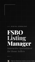 FSBO Listing Manager — Interactive Spreadsheet